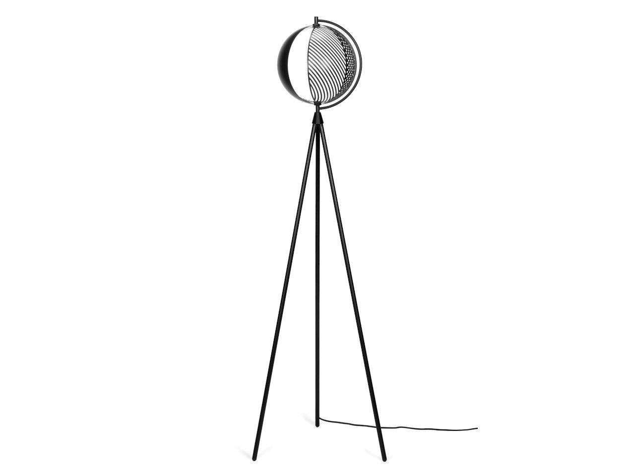 Торшер из стали и стекла OBLURE мир ARCH-00053411