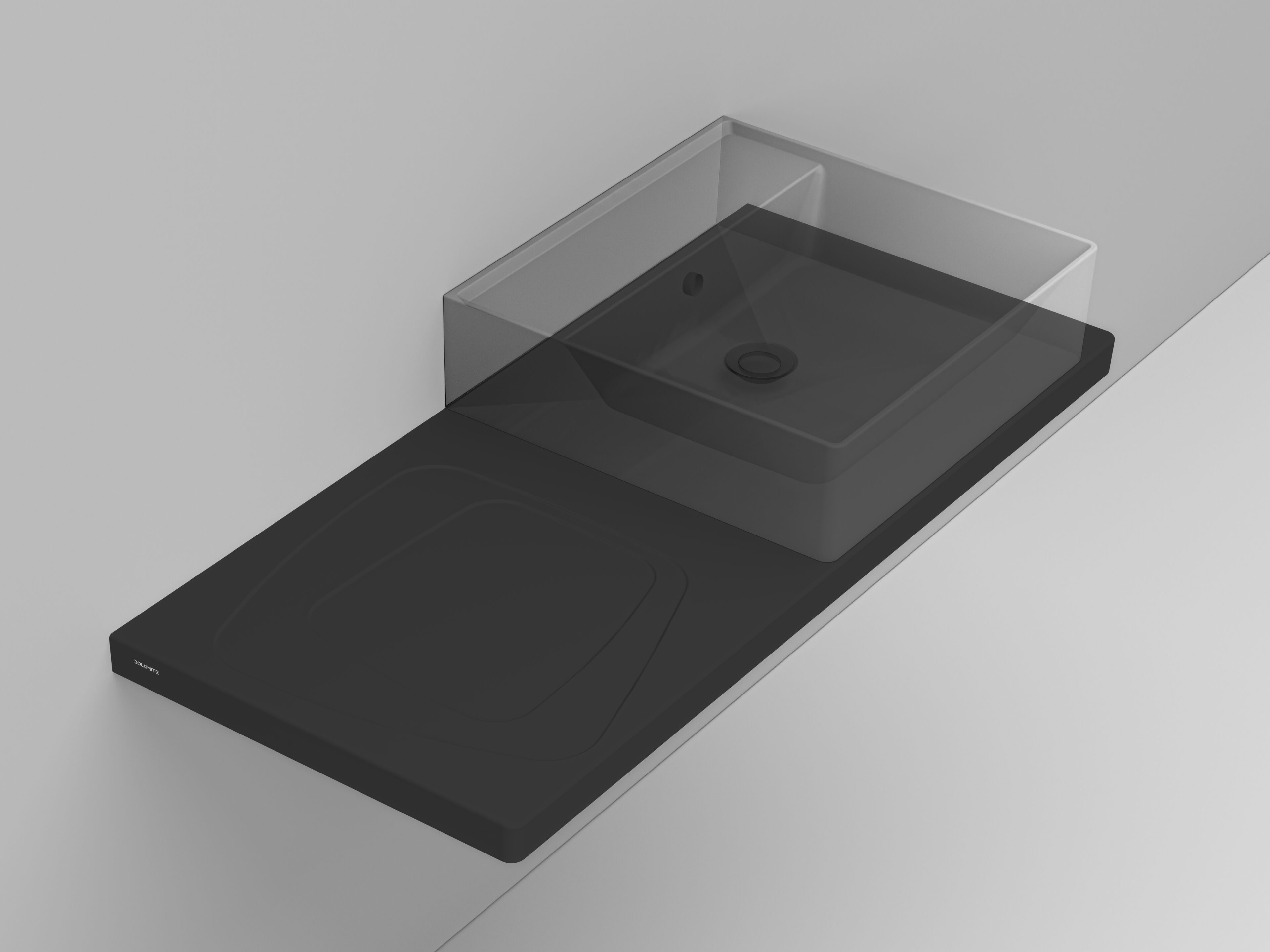 Керамическая столешница с одной раковиной Ceramica Dolomite за пределами ARCH-00033113