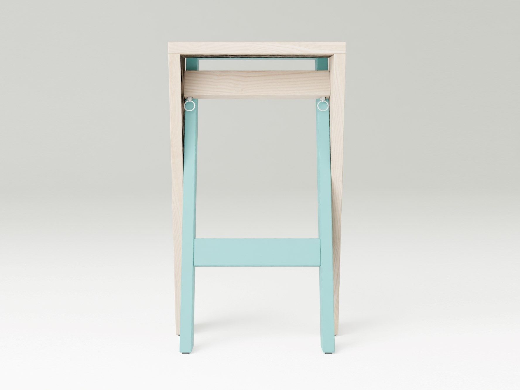 Высокий штабелируемый стул из массива дерева с подставкой для ног I.T.F. Design Forest ECO.rrect ARCH-00128195 - Вид №9