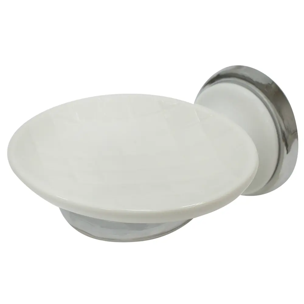 Мыльница подвесная Brissen Aster керамика цвет белый STLM-2111867