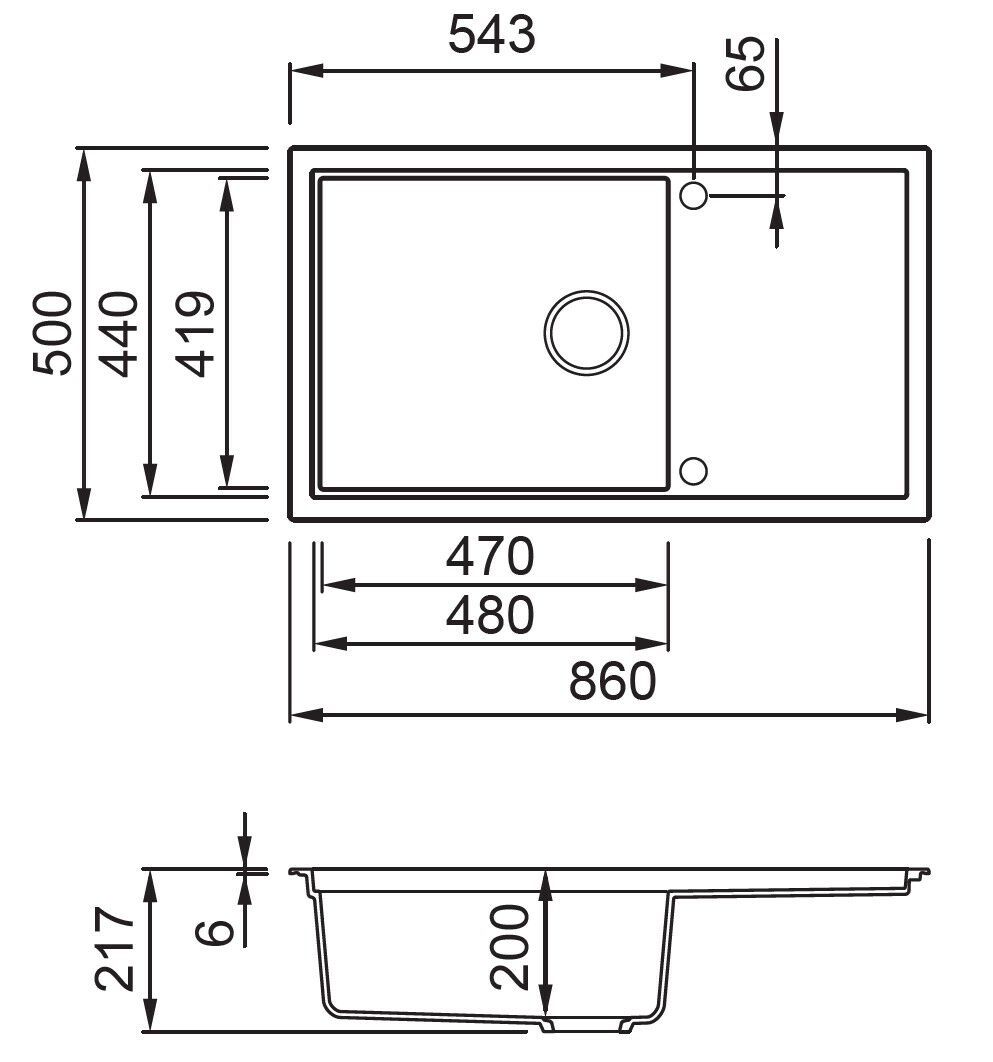 Lavello workstation in Keratek Elleci SINTESI ARCH-00054444 - Вид №5