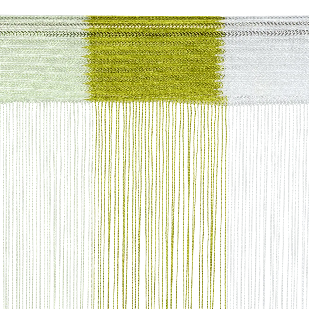 Штора нитяная 150x280 см однотон цвет белый/зелёный INSPIRE STLM-2088372 - Вид №4