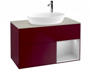 Villeroy&Boch Тумба под раковину Прямоугольная версия F903GJHB Finion Peony Matt Lacquer