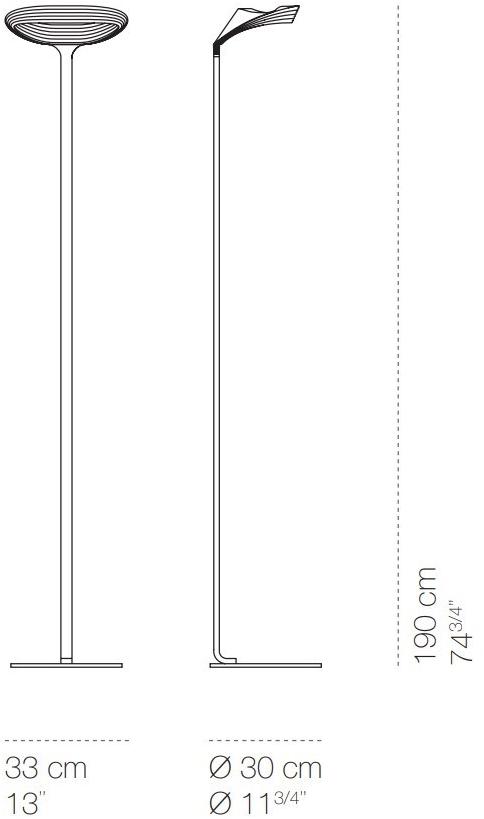 Cini&Nils Светодиодный торшер с отраженным светом Sestessa new led 221 - Вид №5