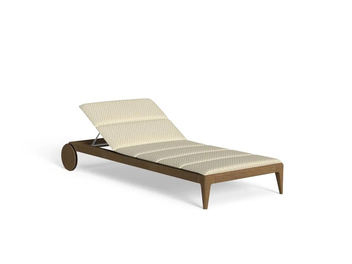 Лежак для сада с колесами Talenti Круизный тик ARCH-00151379 - Вид №4