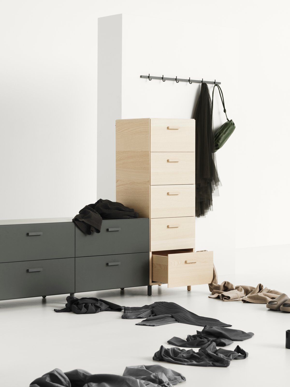 МДФ секционный комод String Furniture Relief ARCH-00081353 - Вид №6