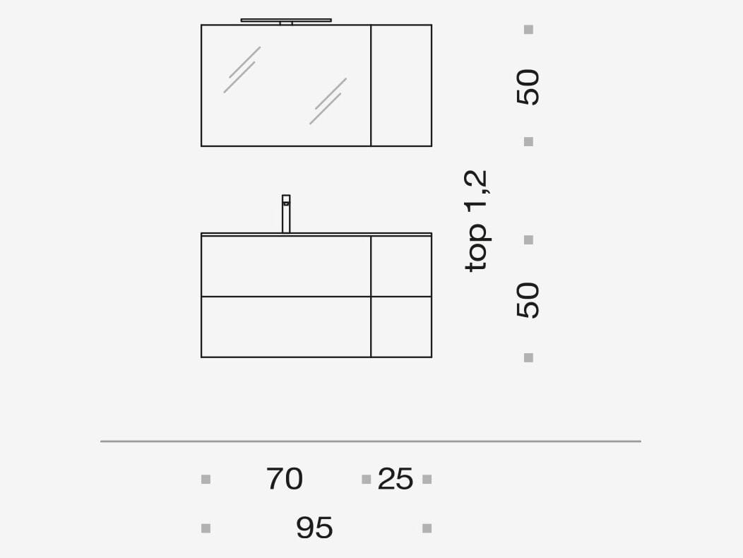 Деревянный умывальник с зеркалом ARCOM Поллок ARCH-00144222 - Вид №2