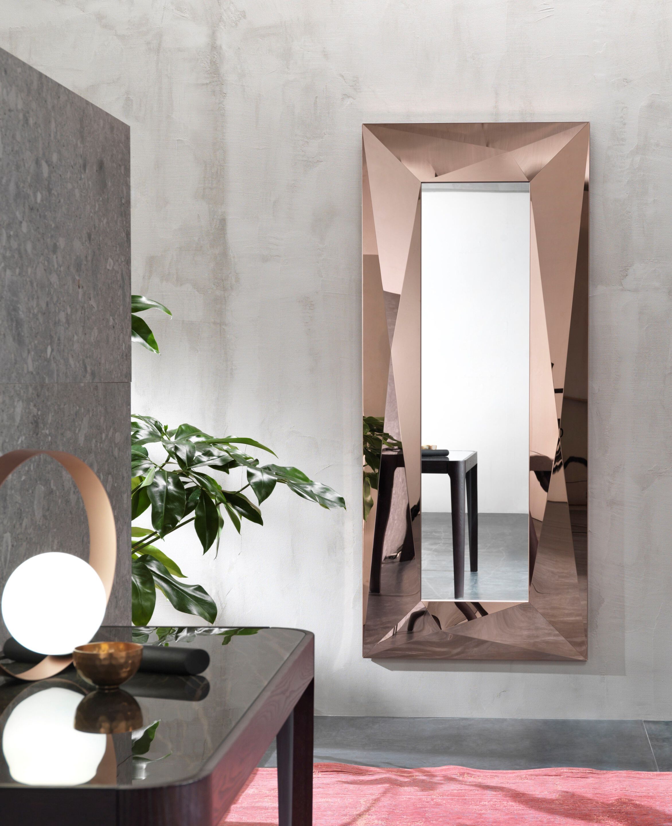 Зеркало из нержавеющей стали с настенной рамой RIFLESSI DIAMOND ARCH-00093888 - Вид №4