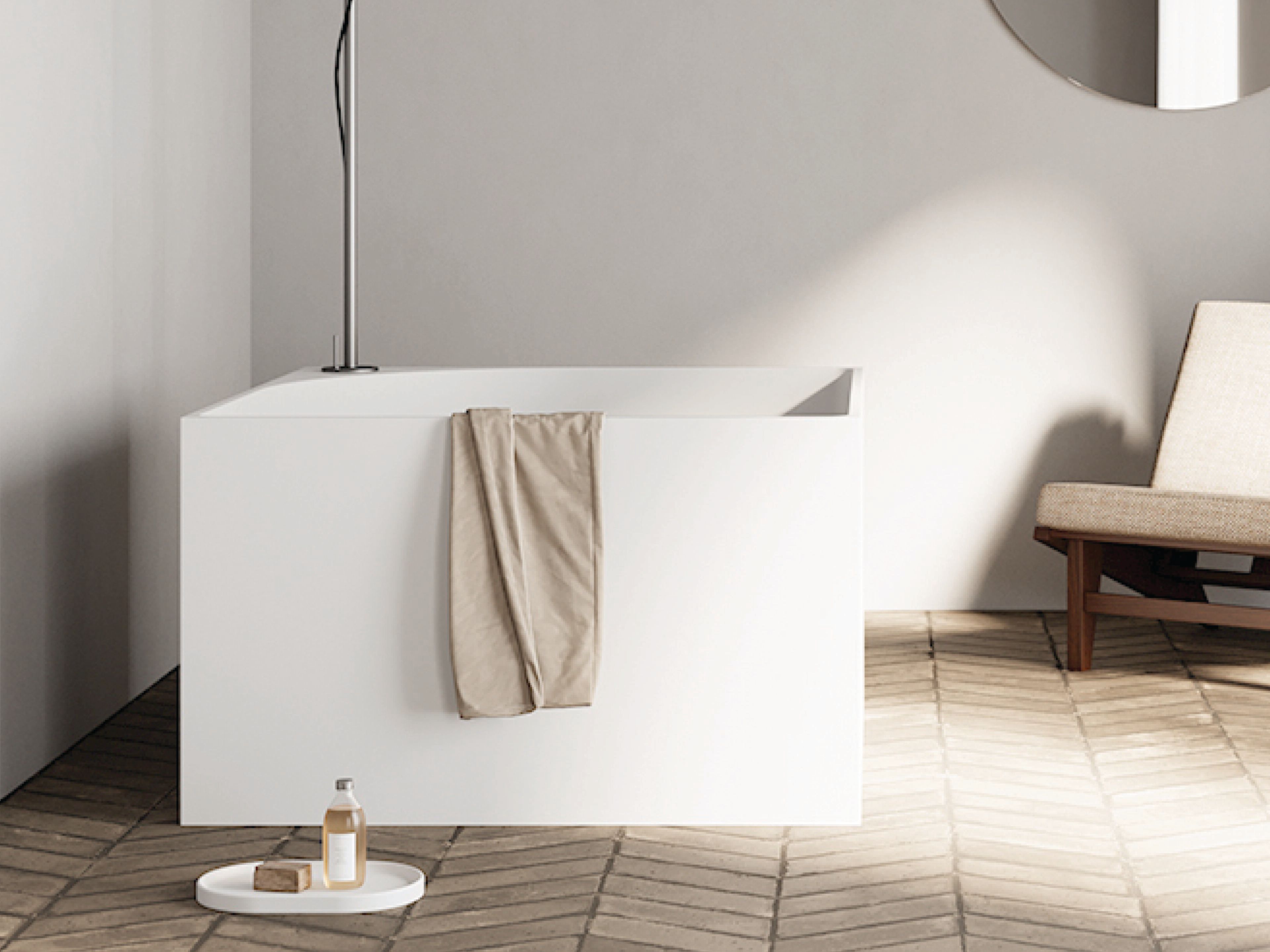 Квадратная ванна из Каменаluce® Nic Tub ARCH-00034238