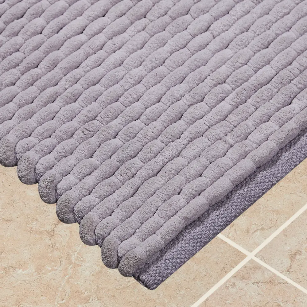 Коврик Inspire декоративный микрофибра FARIA 60x90 см цвет серый STLM-2024091 - Вид №1