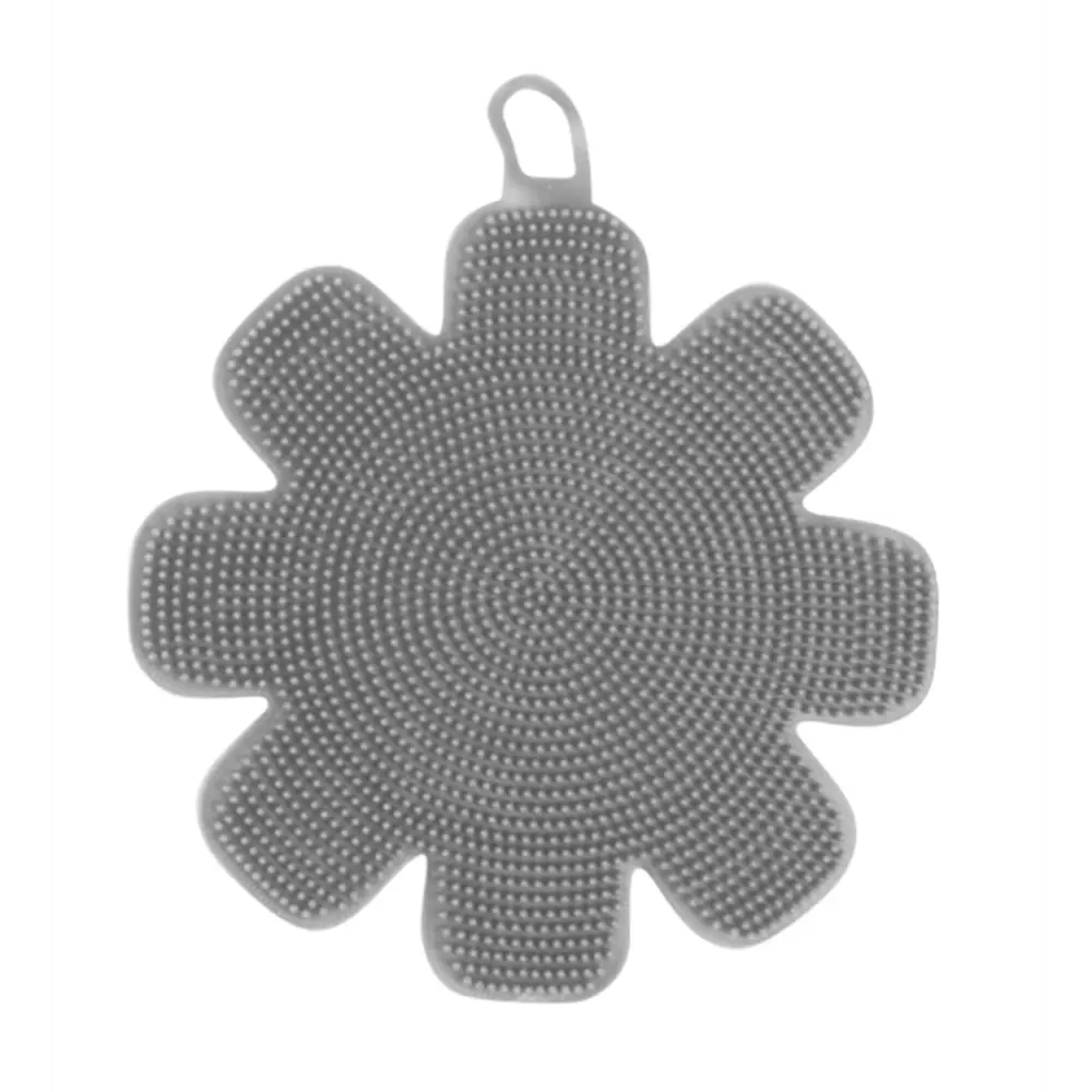 Губка для мытья посуды 13x11.5 см цвет серый 89370852 STLM-2086541 Santreyd 