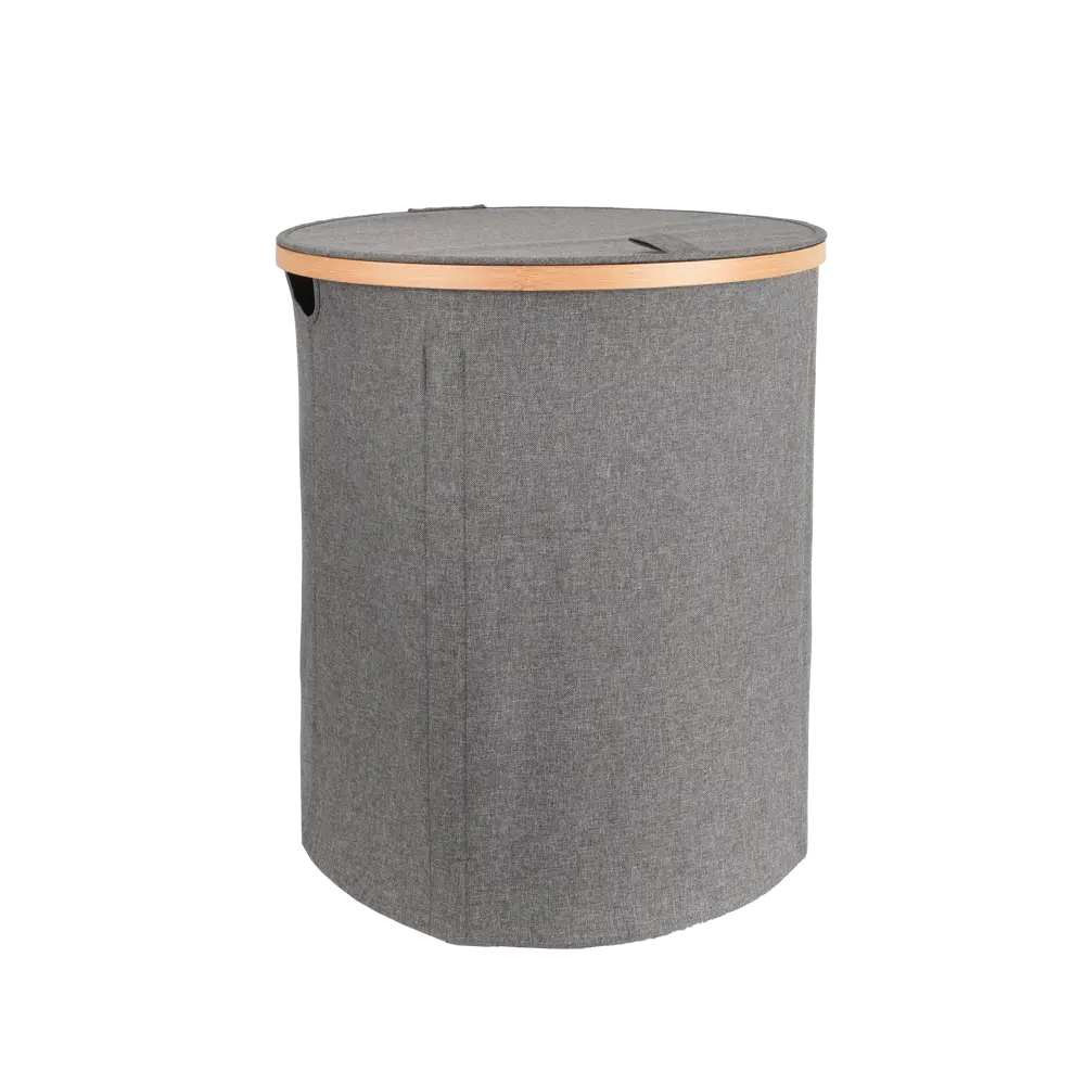 Корзина для белья Sensea Scandi круглая цвет серый Laundry STLM-2162817 - Вид №2