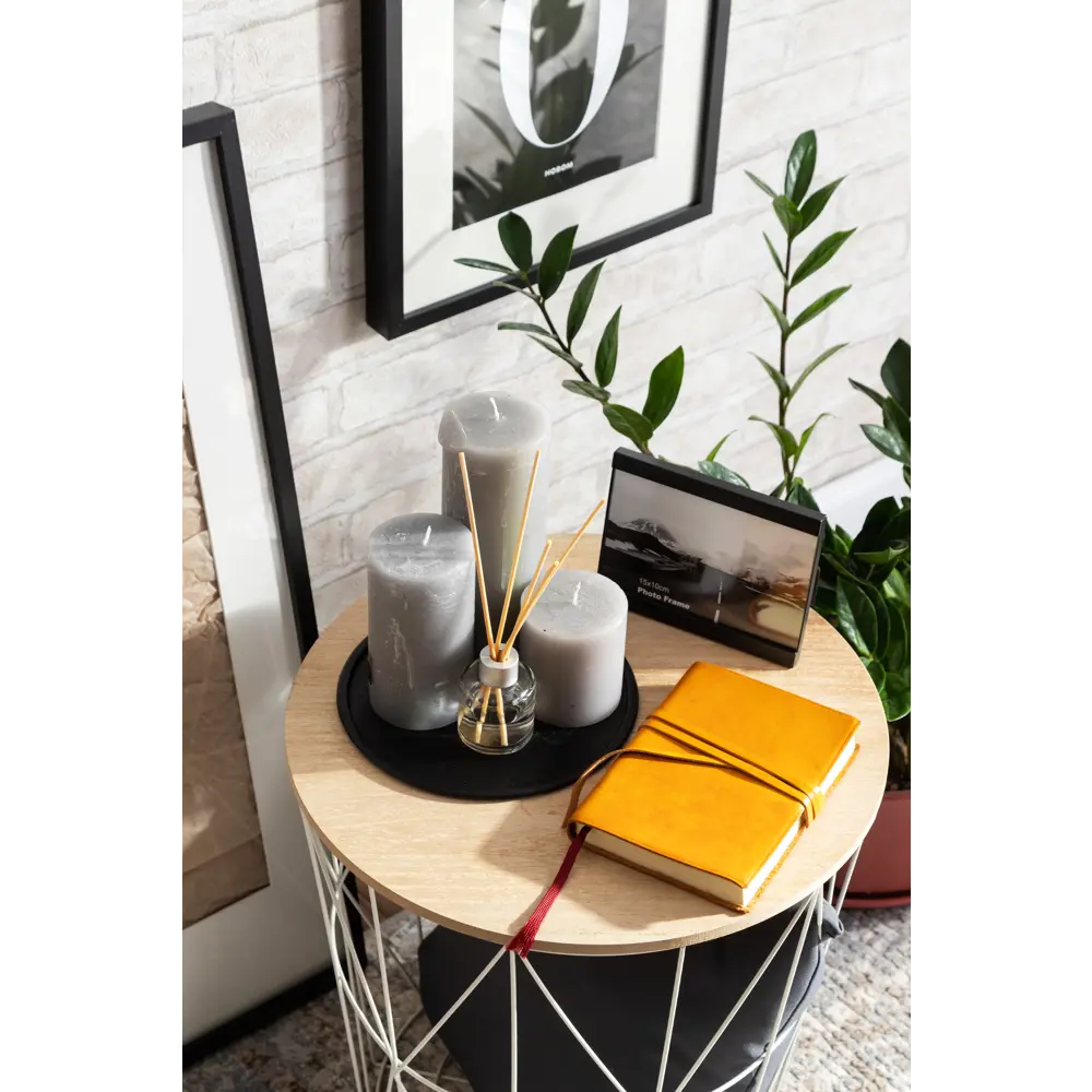 Свеча-столбик «Рустик», 7х13 см, цвет серый Santreyd STLM-2153223 - Вид №2