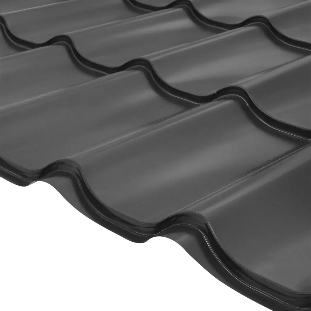 Металлочерепица 0.45 мм 2250x1180 мм RAL 7024 серый Santreyd STLM-2120372