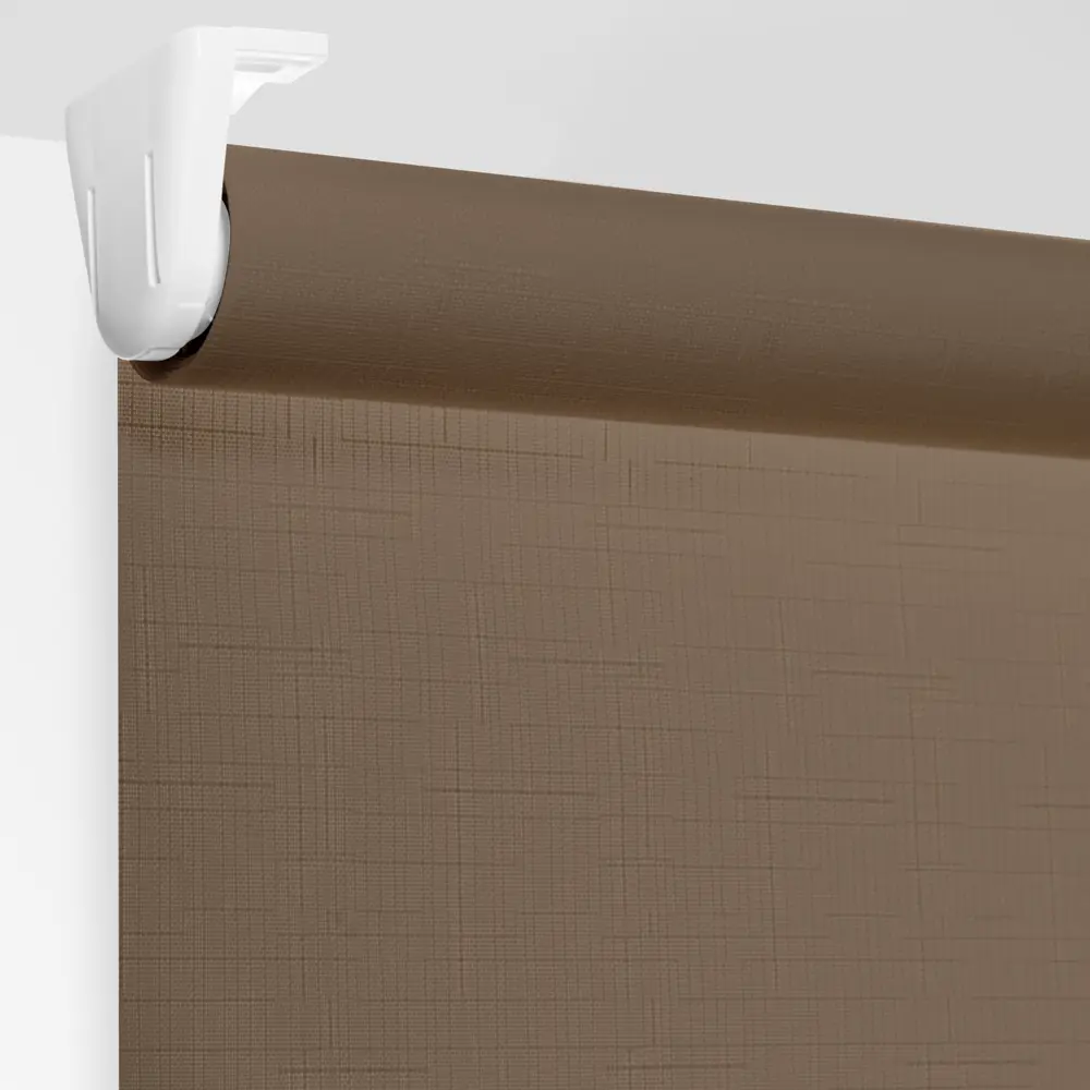 Штора рулонная Inspire Шантунг 50x160 см коричневая STLM-2126698 - Вид №3