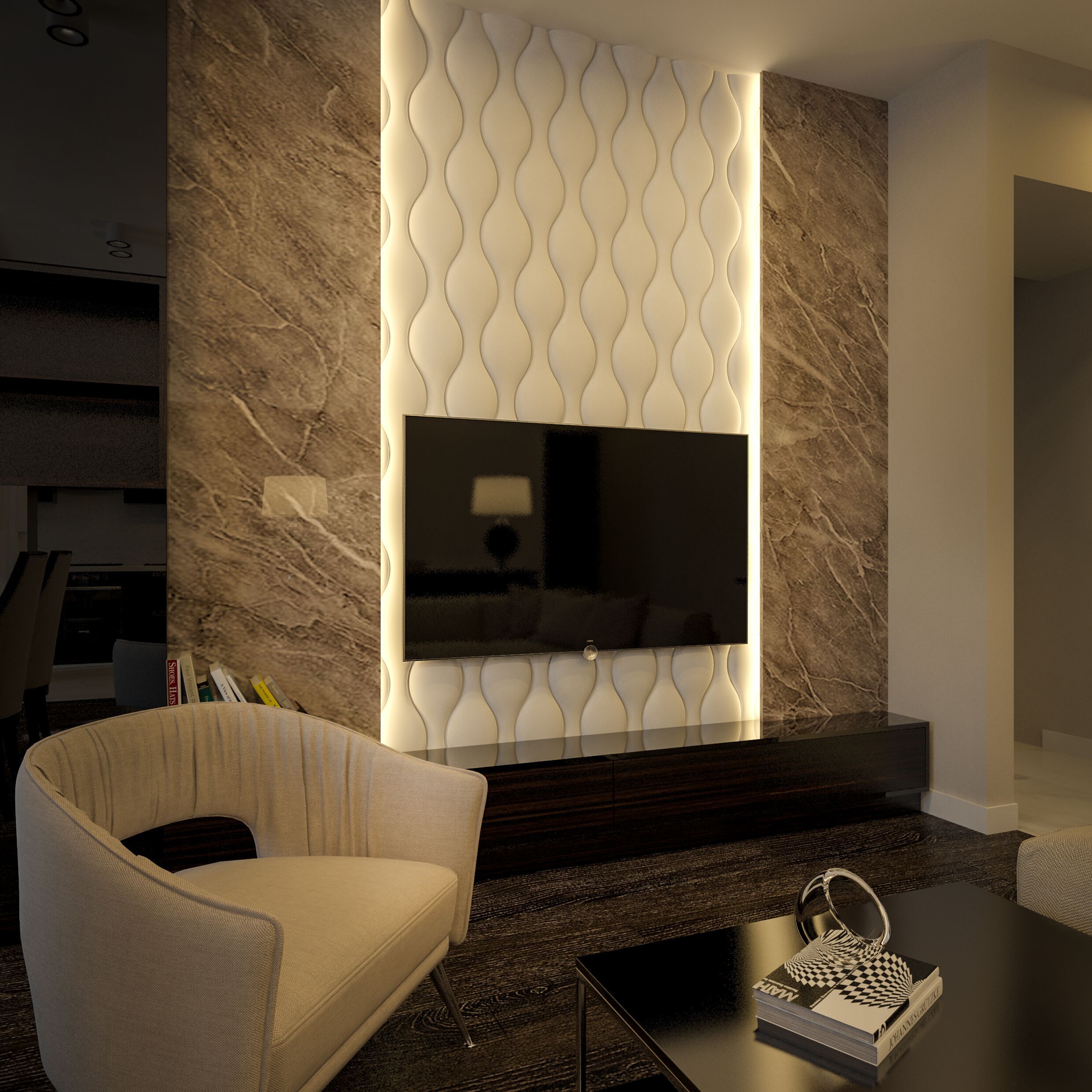 Трехмерное гипсовое покрытие WallDeco M-Modern ARCH-00071596 - Вид №2