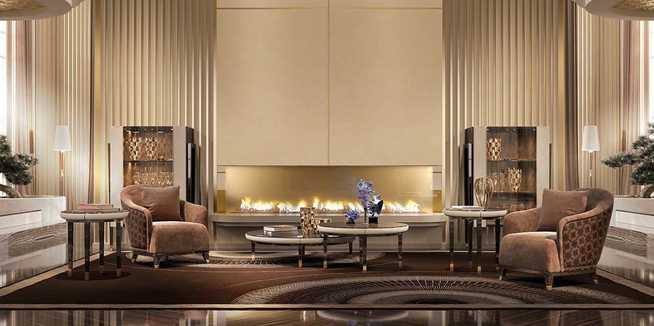 Клубное кресло с подлокотниками для контракта Turri JOLLY ARCH-00093125