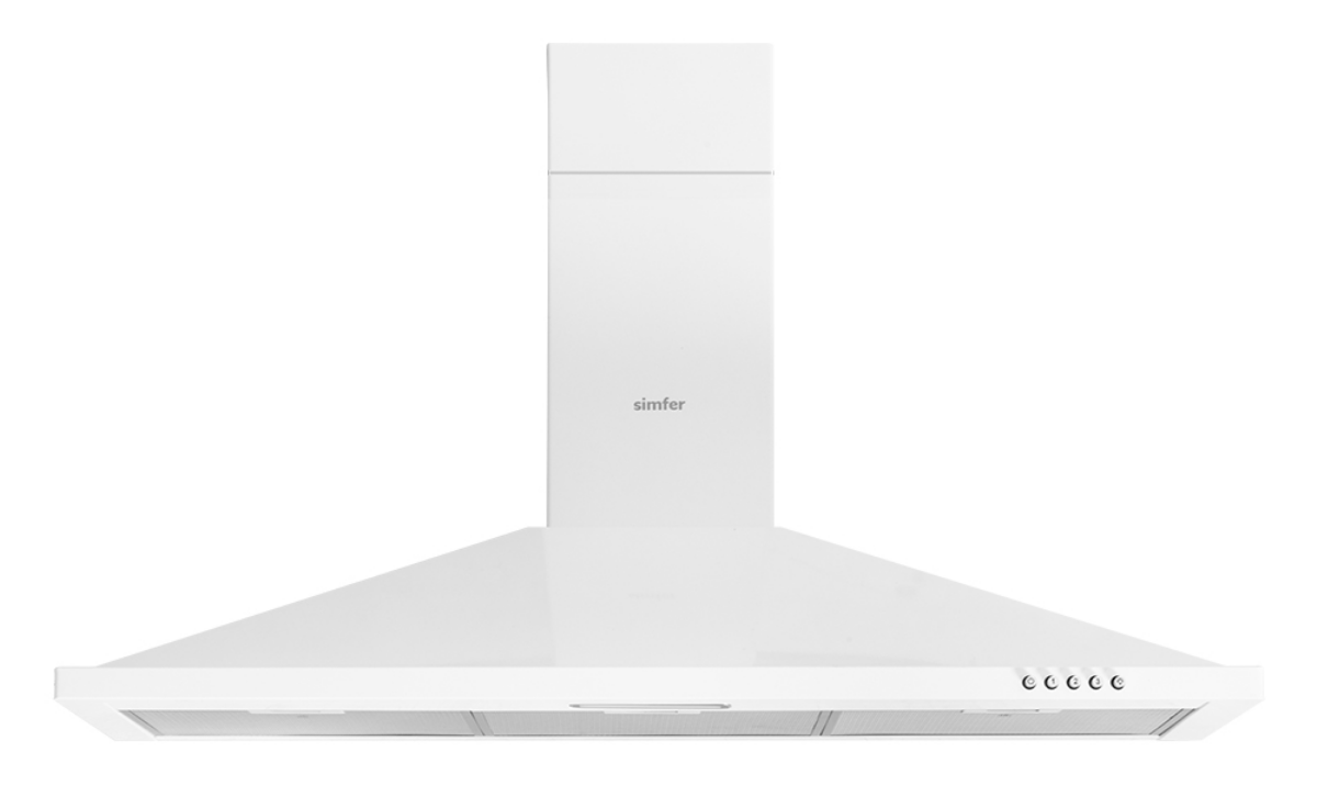 9942377 Вытяжка каминная Simfer 8964SM белый STDN-0084548 - Вид №3