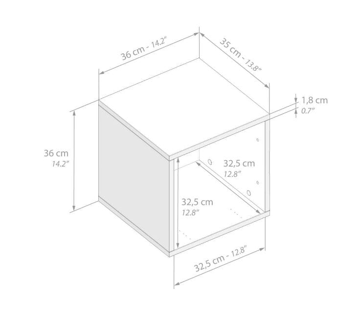 Навесной шкаф из меламинированного дерева Mobili Fiver X ARCH-00092905 - Вид №10