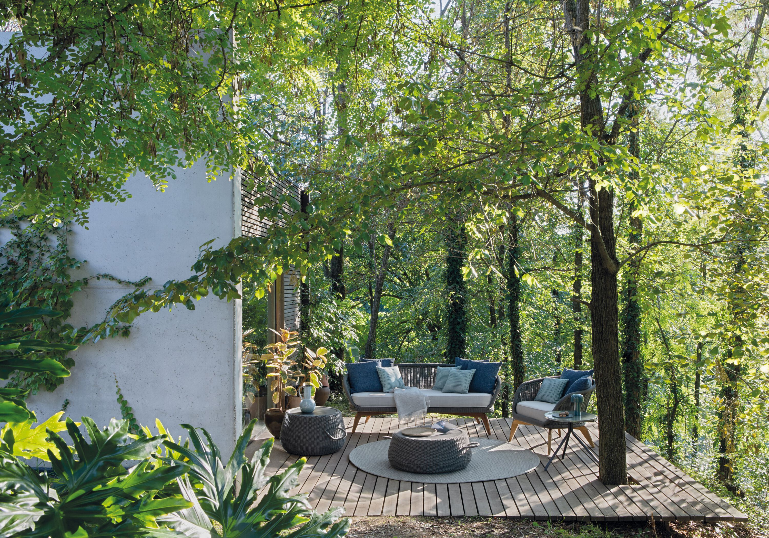 2-местный акриловый тканевый садовый диван Atmosphera Ludo ARCH-00047829 - Вид №3