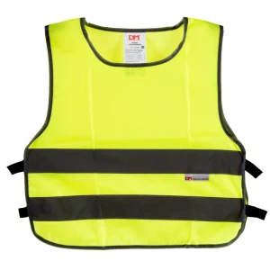 Жилет сигнальный детский 3-6 лет, полиэфир, цвет лимонный