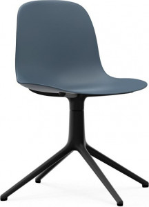 606013 Кресло Swivel 4L Black Alu Blue Normann Copenhagen Form