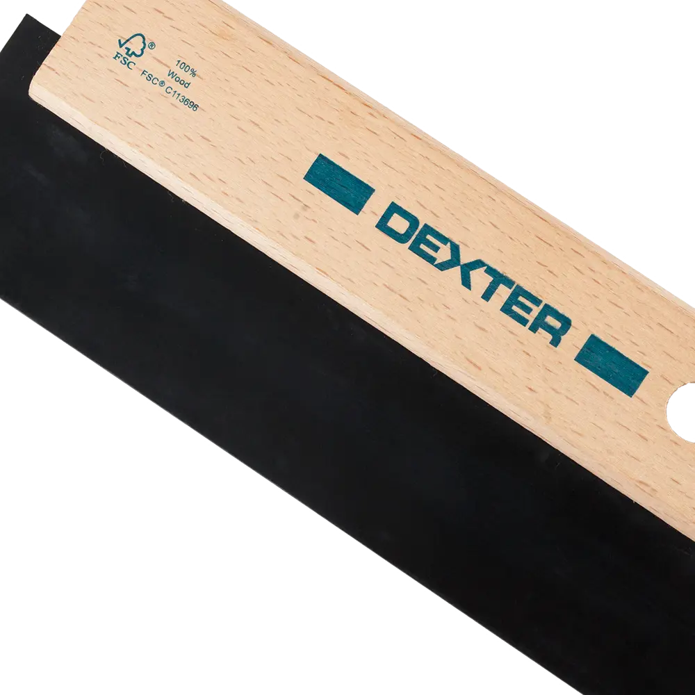 Шпатель резиновый Dexter 195 мм, деревянная ручка STLM-2158254 - Вид №1