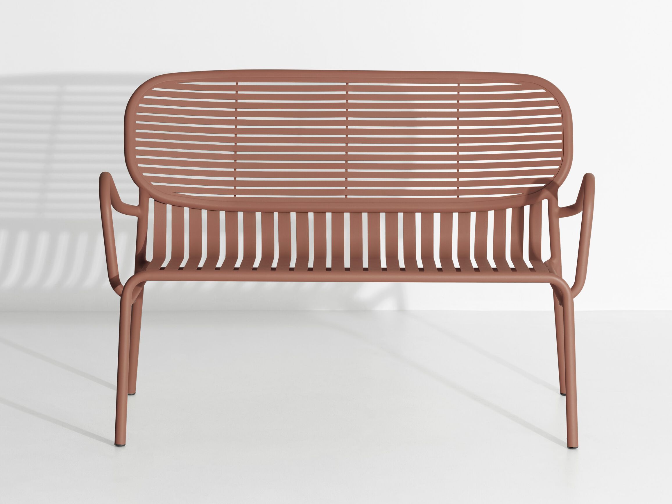 Алюминиевая садовая скамейка с порошковым покрытием с подлокотниками Petite Friture выходные ARCH-00120153 - Вид №17