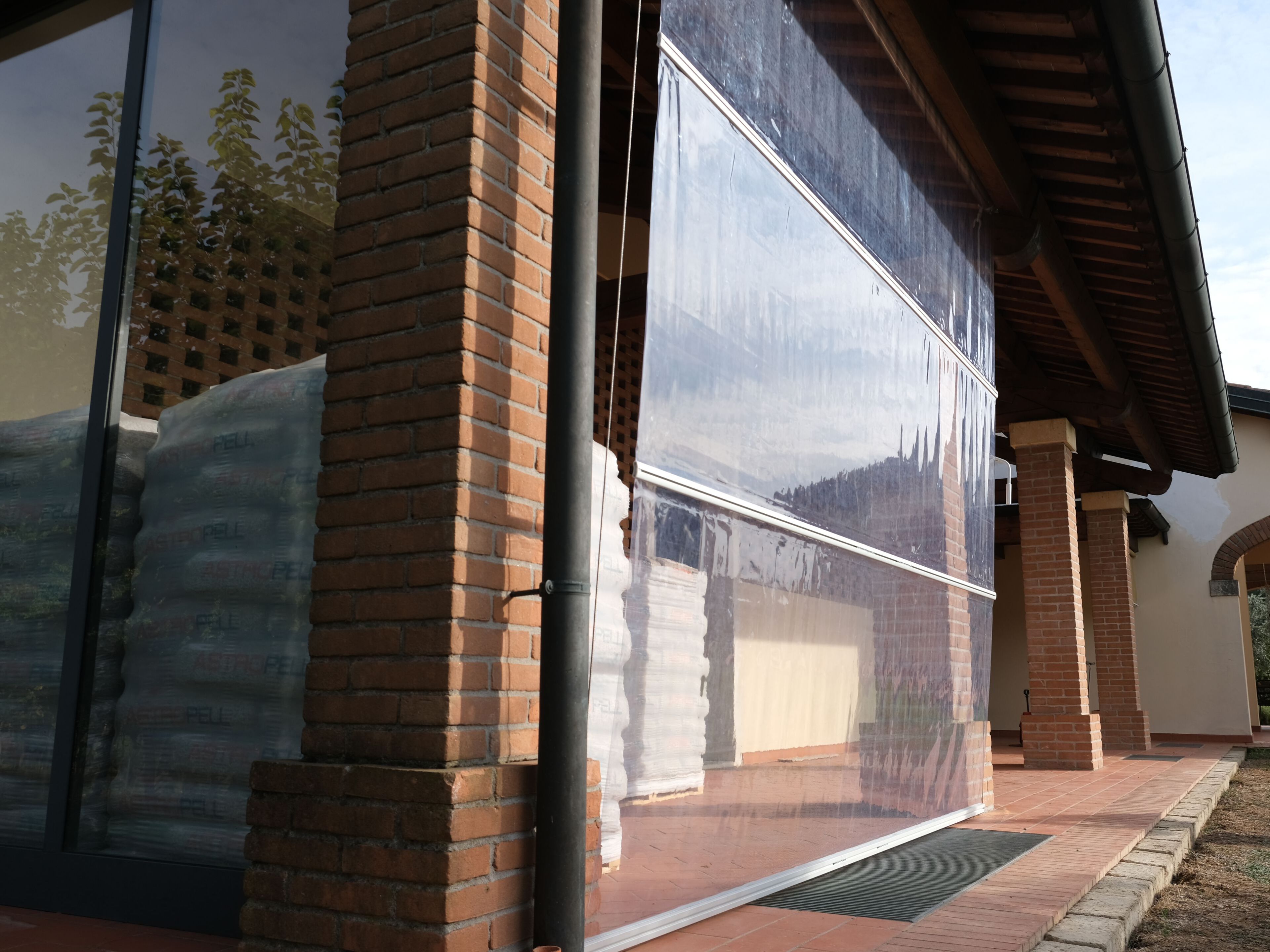 Алюминиевый и ПВХ навес с ручками Maanta EASY CLEAR ARCH-00043250