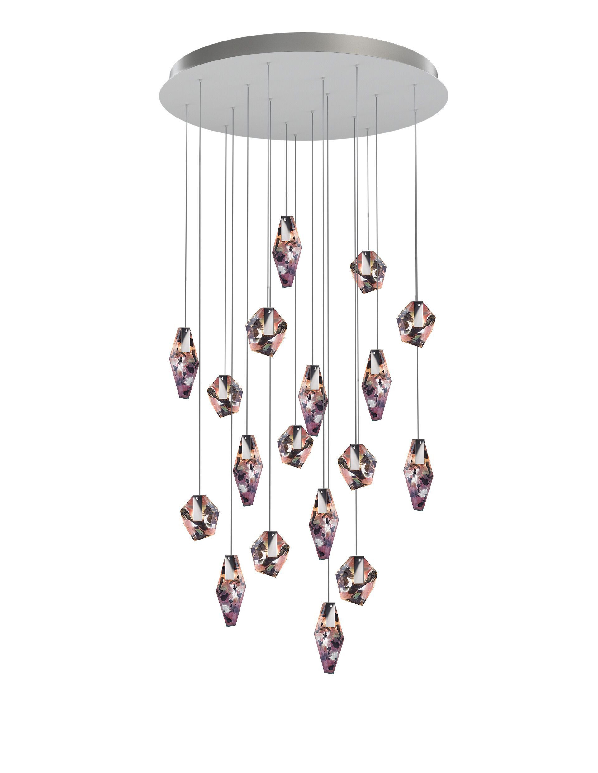 Стеклянная светодиодная люстра bomma Фрагменты ARCH-00002761 - Вид №4