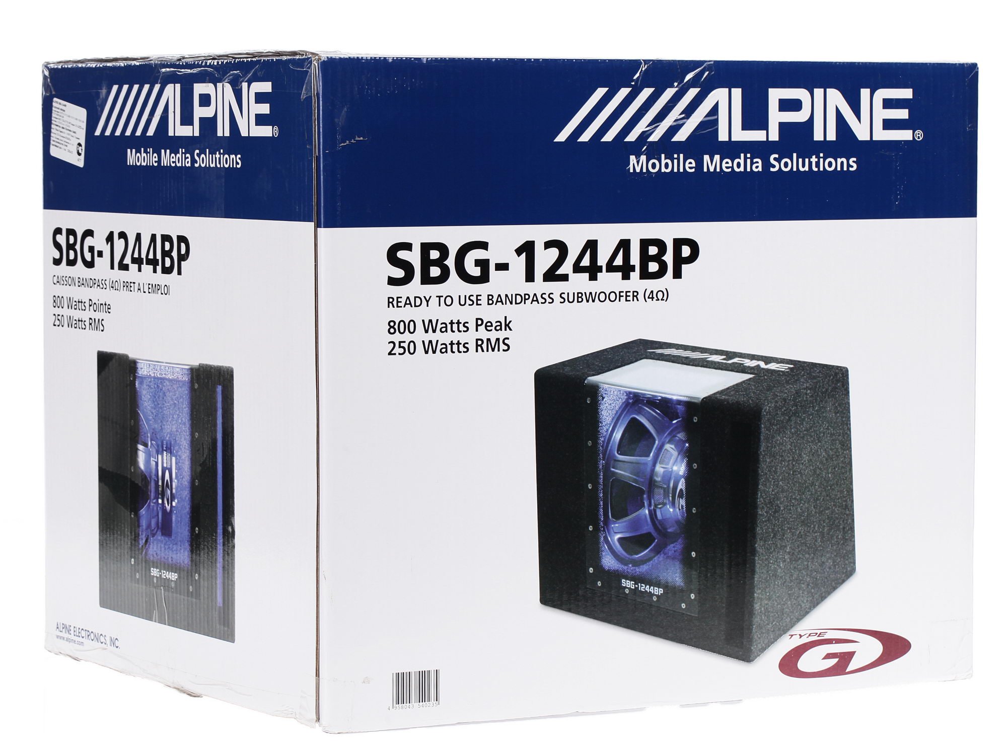 6601604 Автосабвуфер пассивный Alpine SBG-1244BP STDN-0051688 - Вид №7