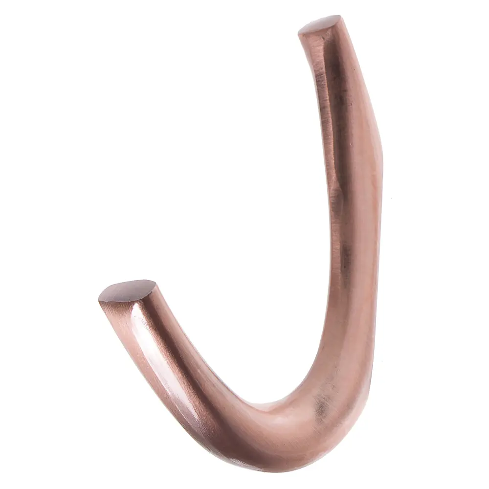 Крючок максимальная нагрузка 10 кг 50 мм сталь крепление на саморезы цвет античная медь KERRON STLM-2206500