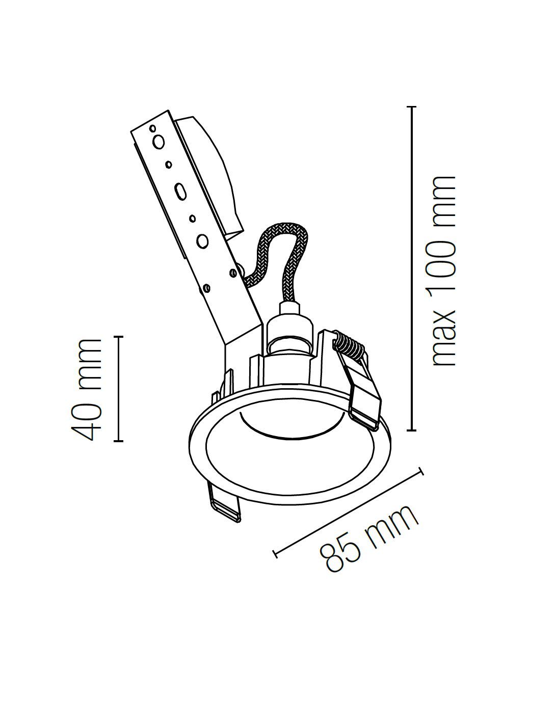 Алюминиевый утопленный круглый прожектор Fan Europe Lighting INTEC ARCH-00049841 - Вид №2