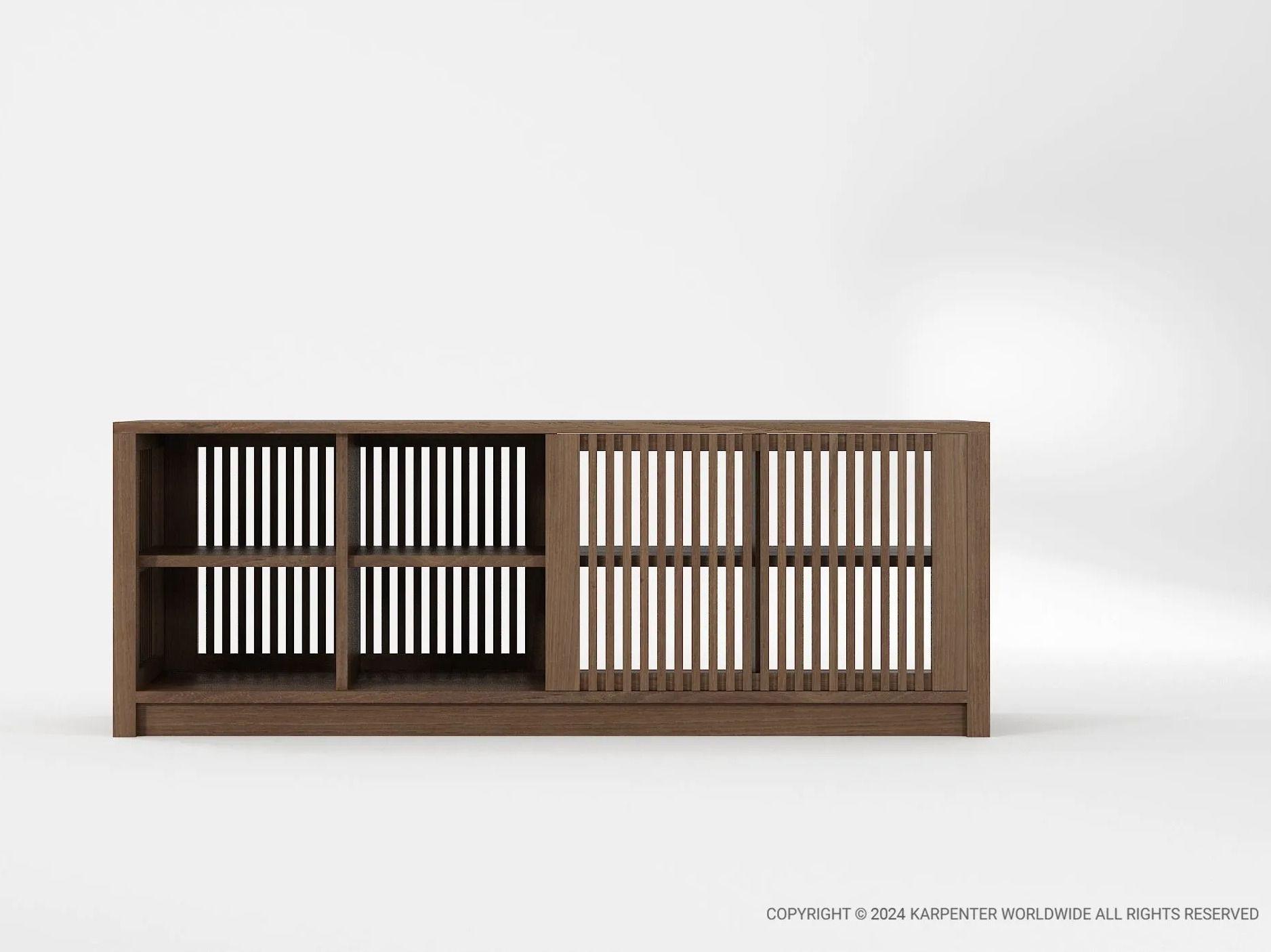 Деревянный шкаф с раздвижными дверями KARPENTER Ray ARCH-00043794