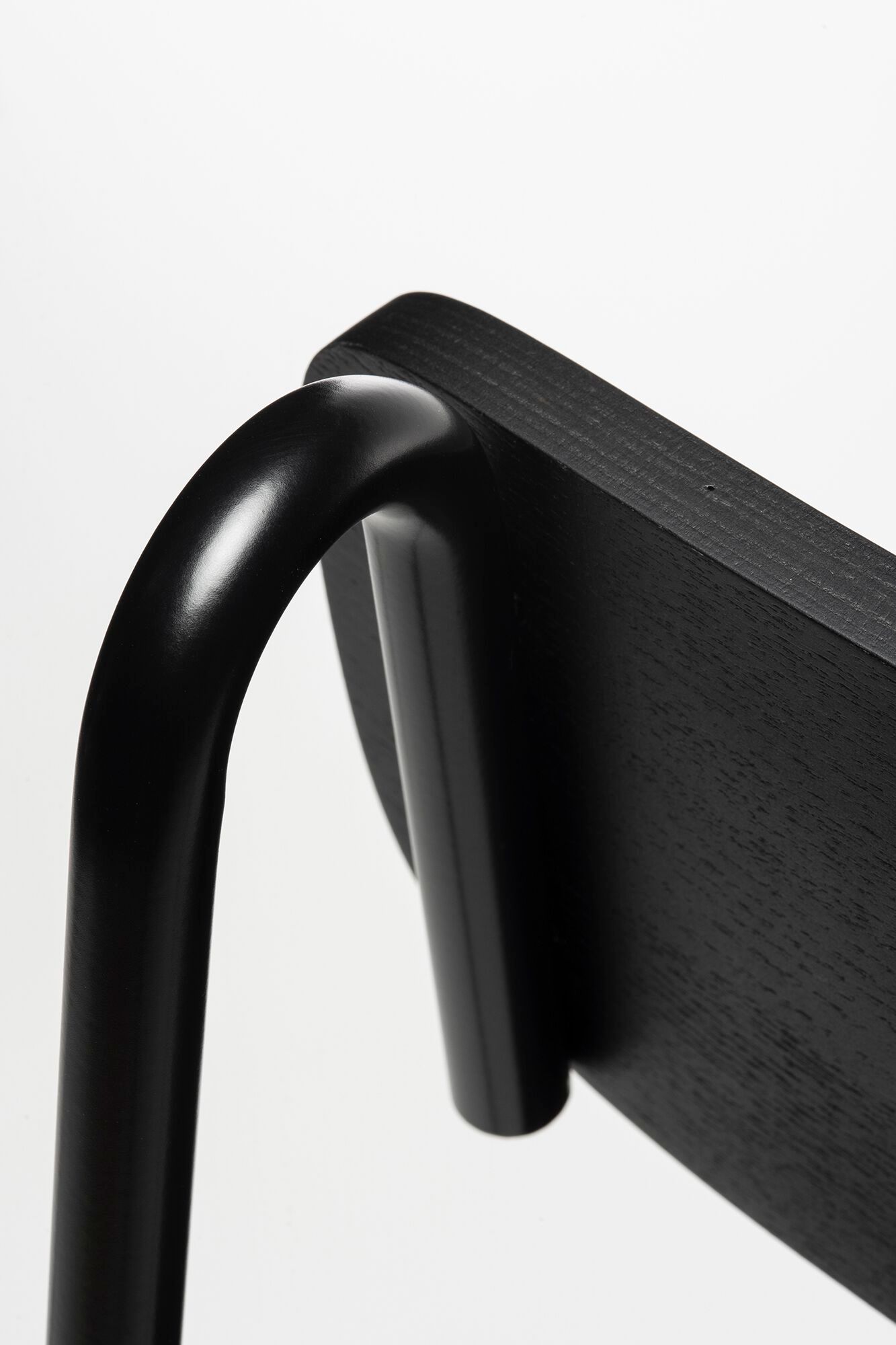 Окрашенный металлический стул со встроенной подушкой из искусственной кожи CHAIRS & MORE Lena ARCH-00091348 - Вид №22