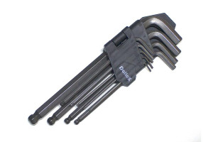 15986605 Набор Г-образных ключей 9 шт. 1,5-10 мм с шаром, L=180mm SHB-009 Dollex