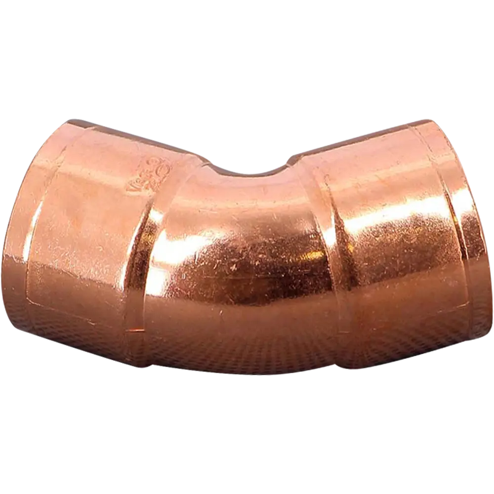 Отвод пайка 45° Viega двухраструбный, 28 мм, медь 101459 STLM-2114272 - Вид №1