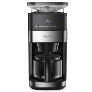 Капельная кофеварка Krups Grind Aroma KM832810 с кофемолкой и таймером цвет черный