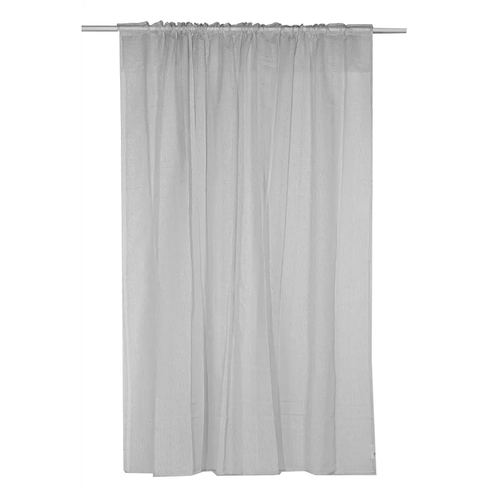 Тюль на ленте Inspire Sandro 250x280 см цвет серый 86255202 STLM-2190522  - Вид №1