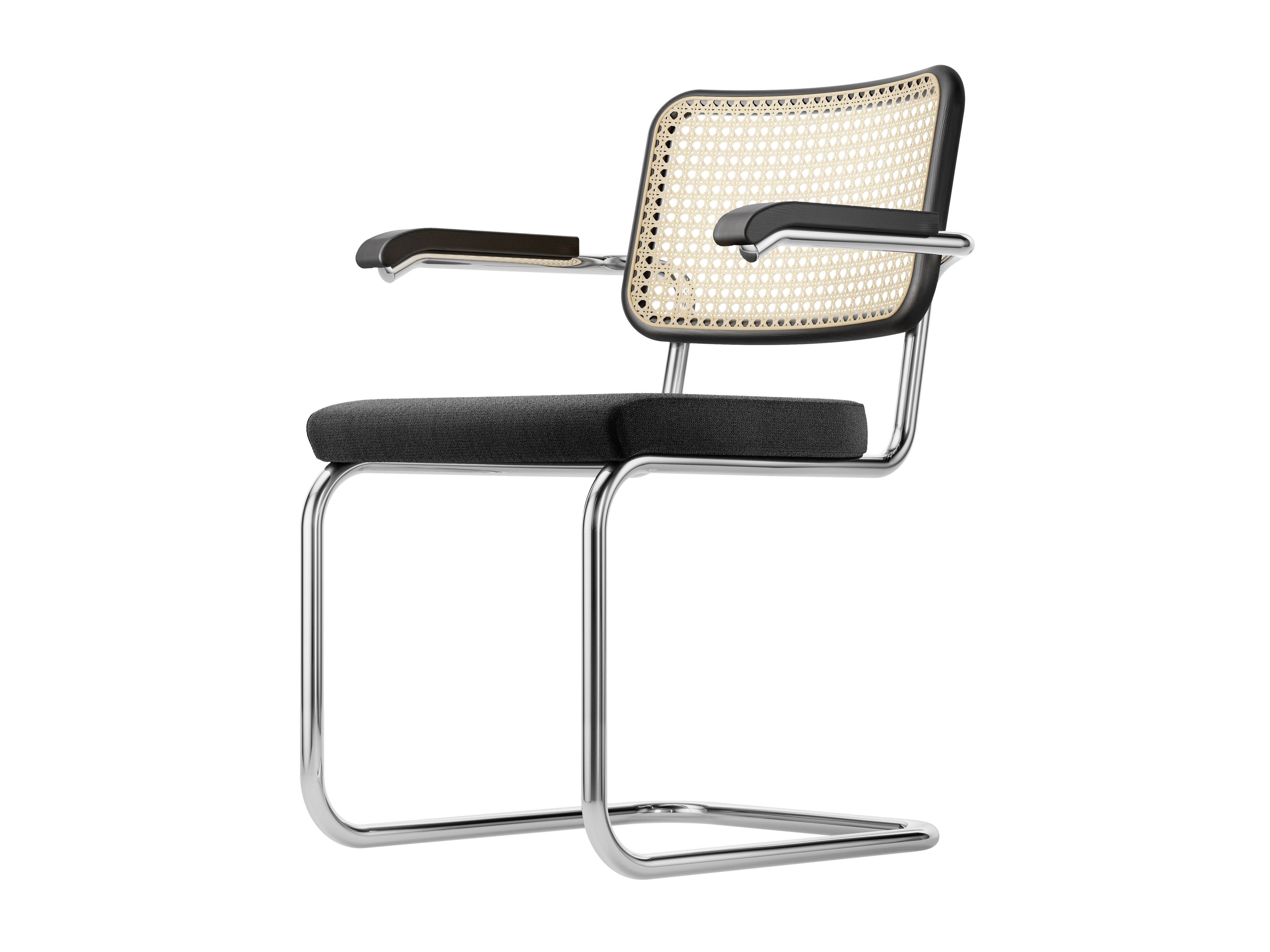 Мягкий консольный стул со спинкой из тростника THONET S 32 / S 64 ARCH-00043443 - Вид №1