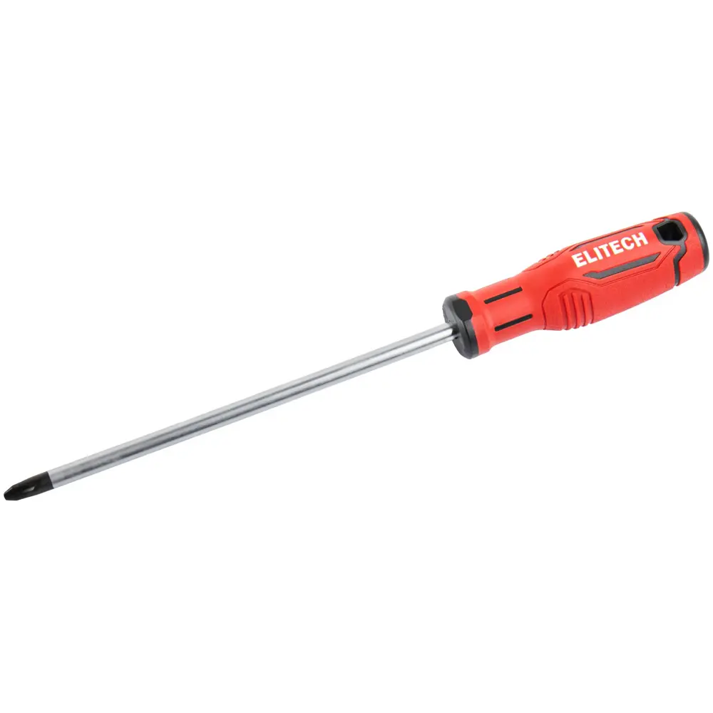 Отвертка крестовая Elitech PH3x200 мм с магнитным наконечником 89407135 STLM-1572157