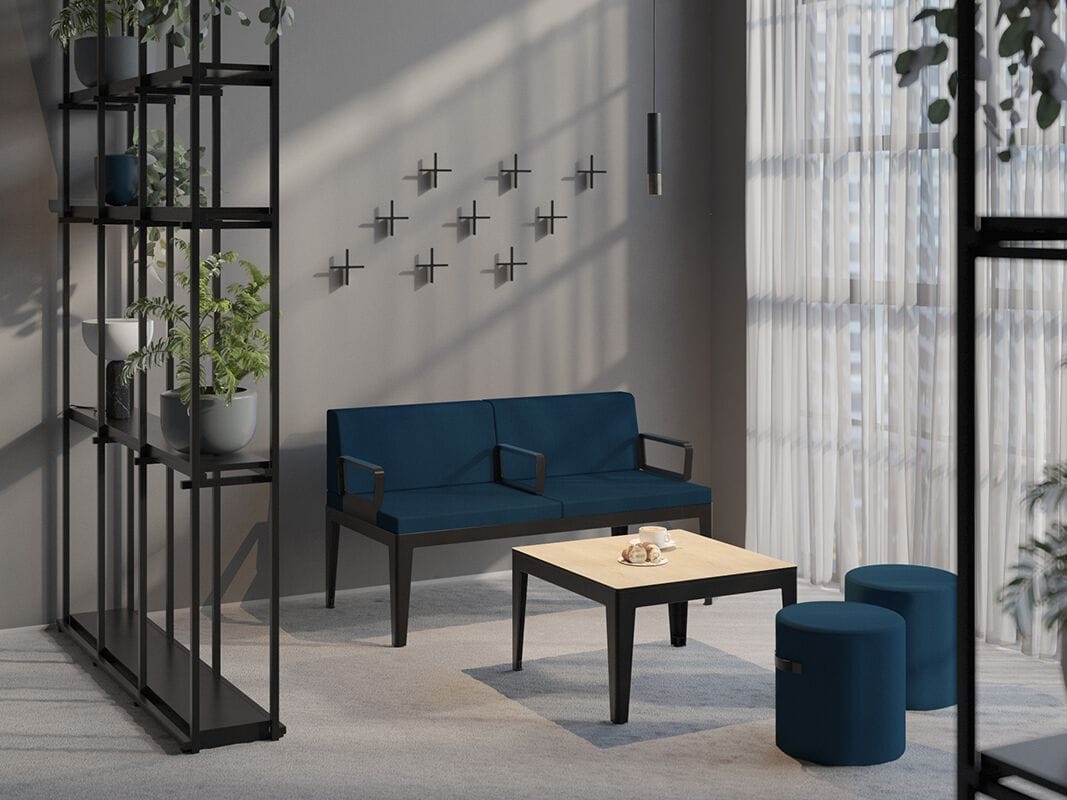 Модульная скамья из ткани со спинкой SCHNEEWEISS interior BANDA 600 ARCH-00145388 - Вид №5