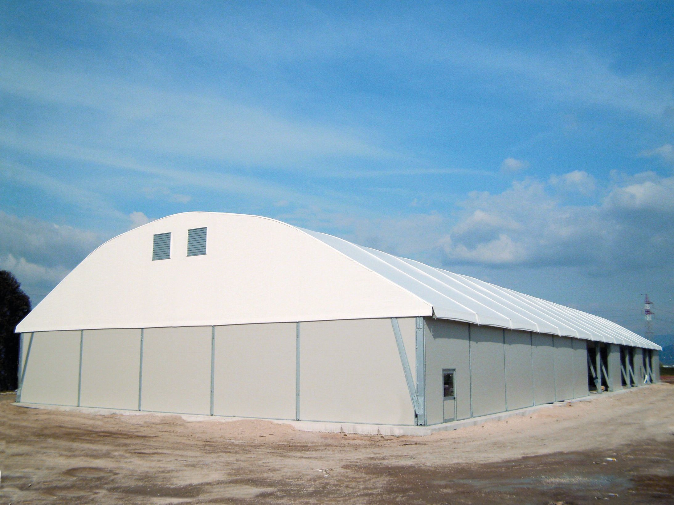 Спортивные натяжные конструкции Cover Technology COPERTURE PER COMPOSTAGGIO ARCH-00123324 - Вид №1