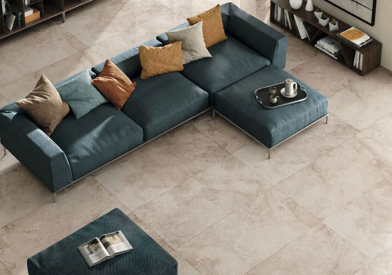 Напольная / напольная плитка из керамогранита с эффектом камня Leonardo ARCH-00103109 - Вид №11