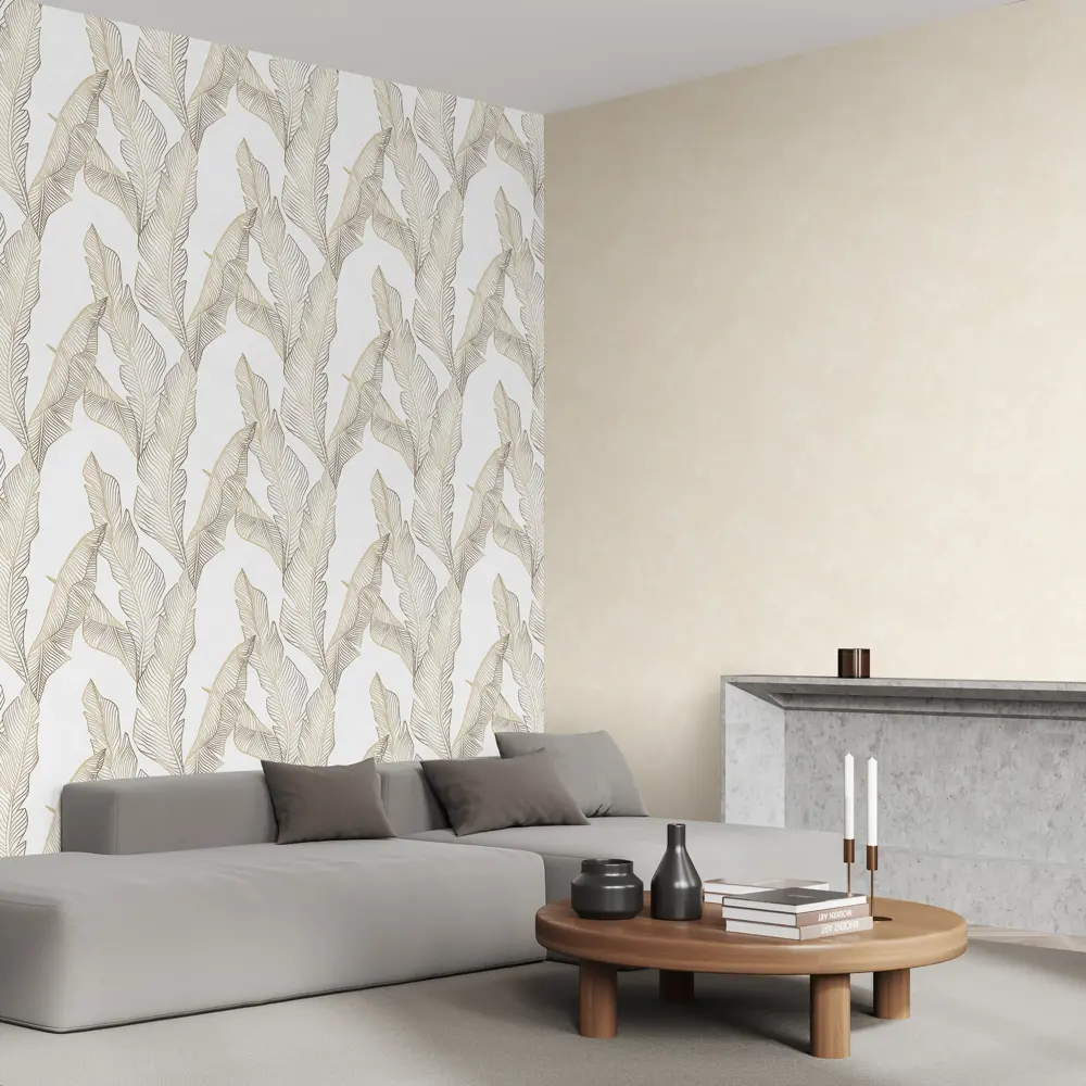 Обои флизелиновые Victoria Stenova Panama бежевые 1.06 м VS285167 STLM-2073846 - Вид №4