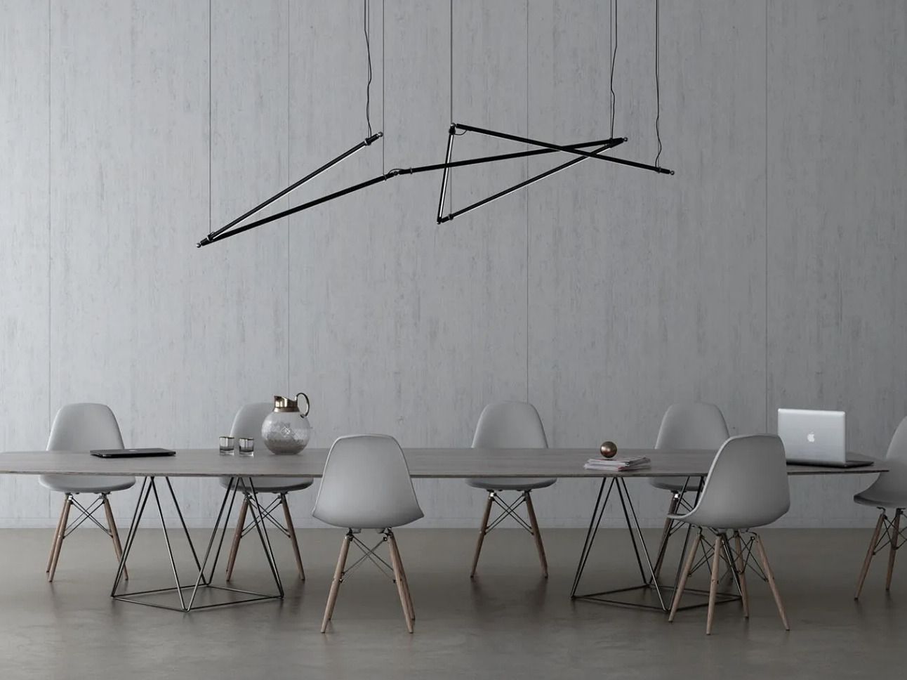 Алюминиевый светодиодный подвесной светильник Martinelli Luce COLIBRÌ ARCH-00075526 - Вид №1