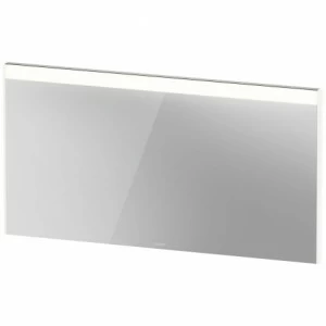 BR702501818 Зеркало с подсветкой Brioso #BR7025 1320 x 35 мм Белый матовый, декор