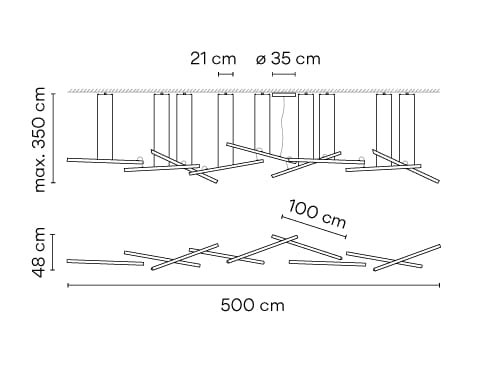 ПММА светодиодный подвесной светильник Vibia ARCH-00071426 - Вид №6