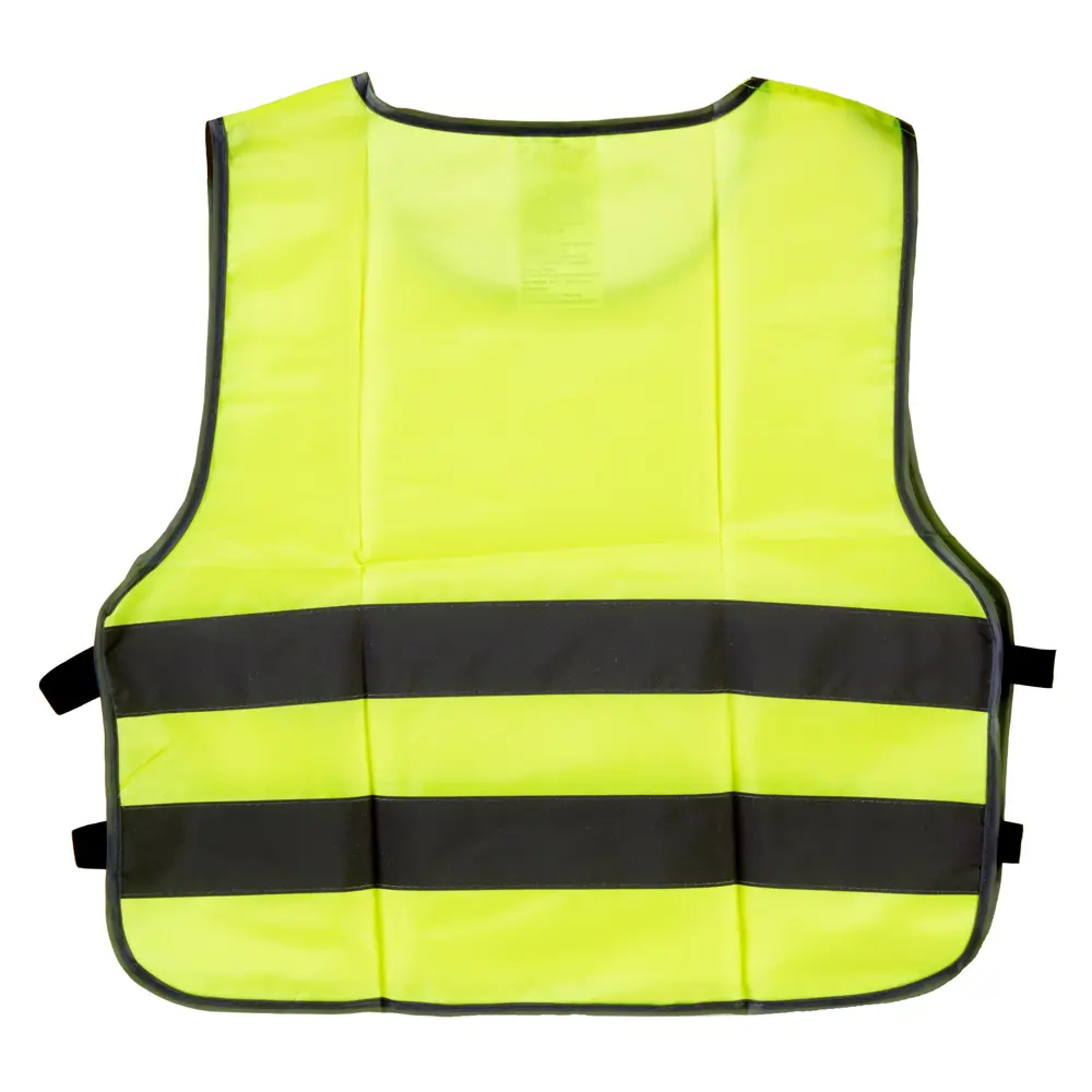 Жилет сигнальный детский 7-12 лет, полиэфир, цвет лимонный DM REFLECTIVE MATERIALS STLM-2039199 - Вид №1