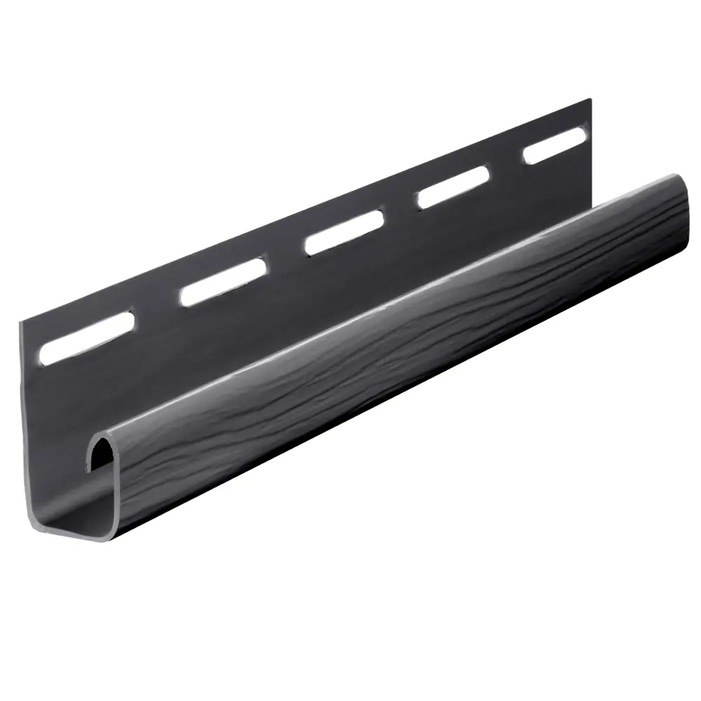 J-профиль для сайдинга Fineber 3000 мм цвет графит STLM-2091204